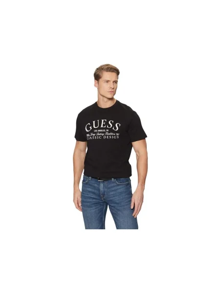 GUESS Tricou CLASSIC | negru