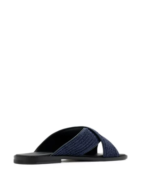 Sandale Manolo Blahnik cu bretele albastru