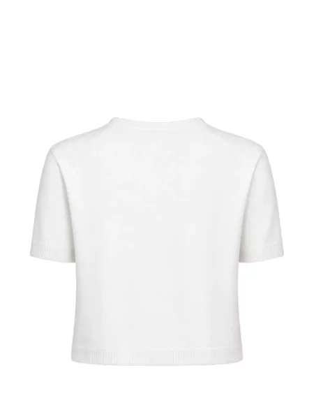 Tricou N°21 cu decolteu rotund alb