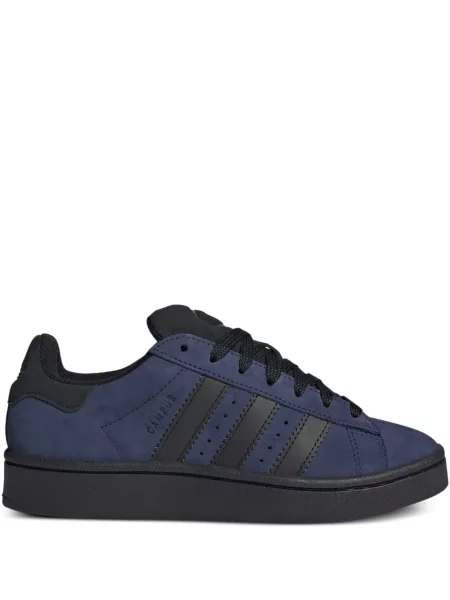 Tricou Adidas cu dungi cu autograf alergare albastru