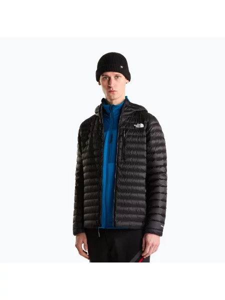 Geacă cu puf pentru bărbați The North Face Bettaforca Lt Down Hoodie tnf black/smoked pearl negru