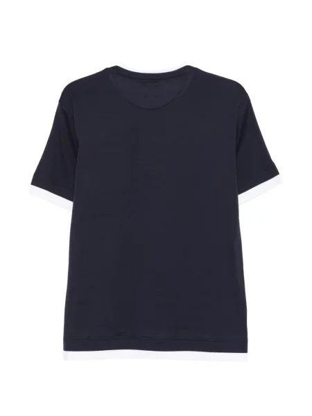 Tricou Eleventy cu decolteu rotund albastru