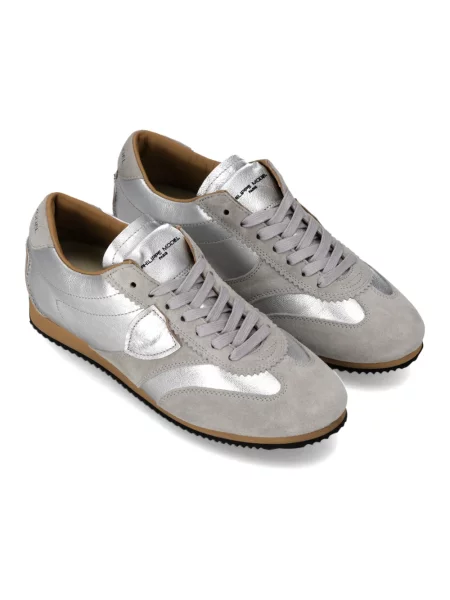 Buty do biegania Philippe Model skórzane do biegania szare