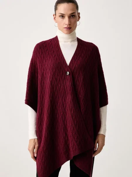 United Colors of Benetton poncho pentru femei cu lână