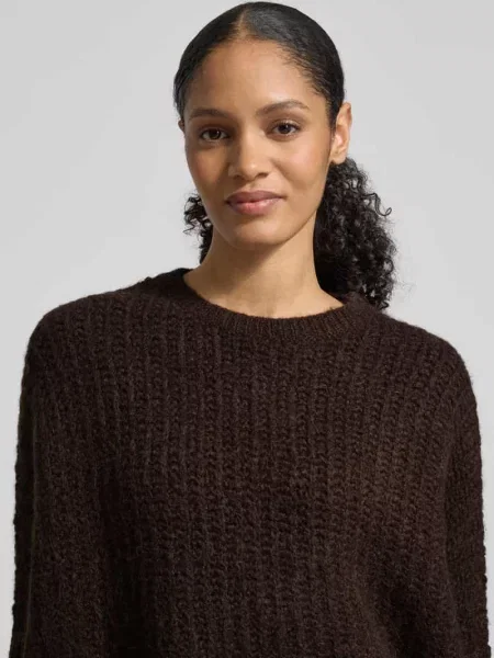 Sweter z dzianiny z dodatkiem wełny model ‘TUMELDA’ Someday