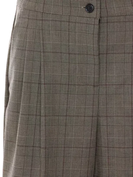Pantaloni Pinko în carouri maro