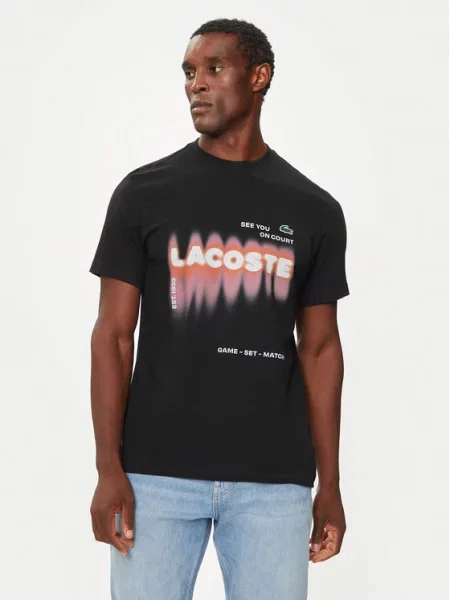 Tričko Lacoste black černé