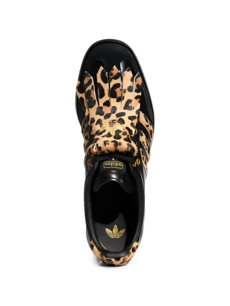 Sneakerși Adidas Samba cu model leopard albastru