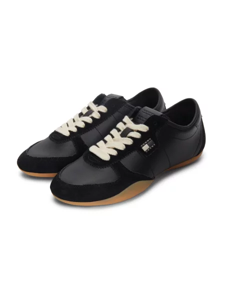 Sneakerși Tommy Jeans negru