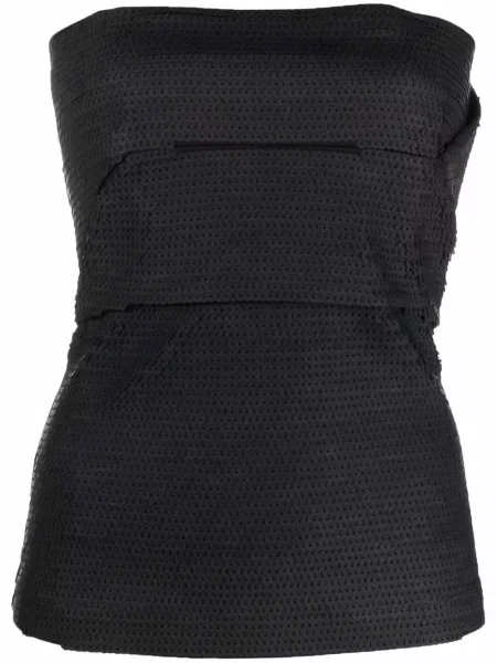 Sutien Rick Owens cu broderie negru