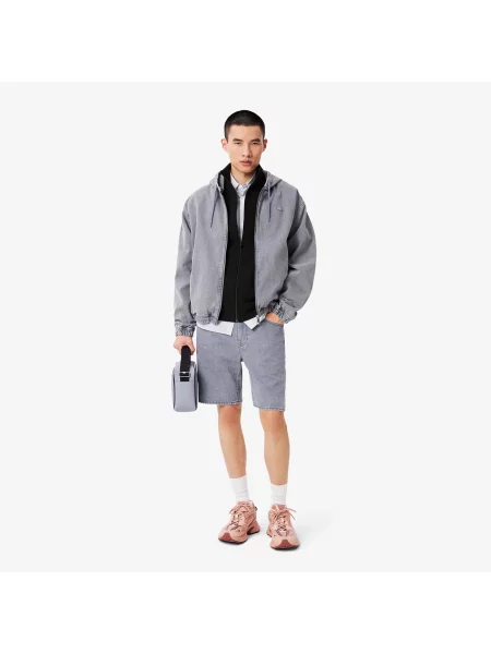 Толстовка Lacoste з джерсі чорна