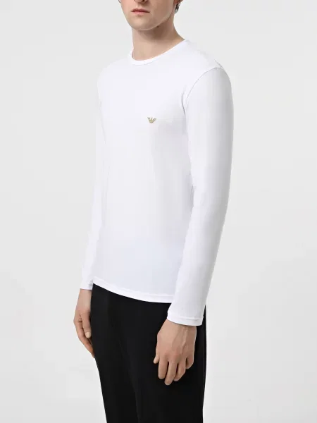 Лонгслів Emporio Armani білий