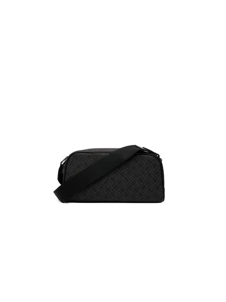 Torbica za okrog pasu Tommy Hilfiger Th Flag Monogram Camera Bag črna