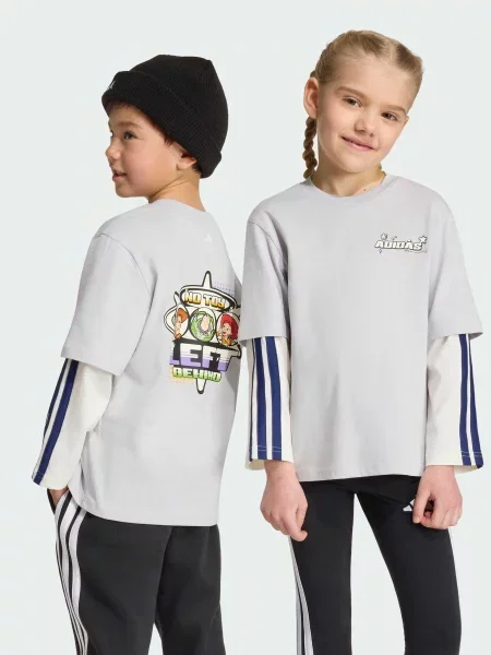 Лонгслив Adidas серый
