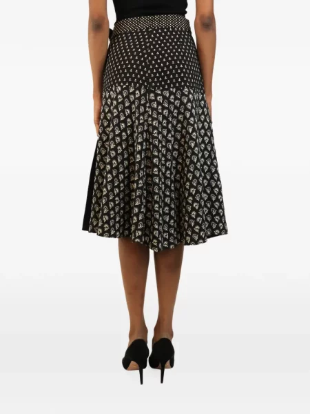 Fustă midi Proenza Schouler cu imagine negru