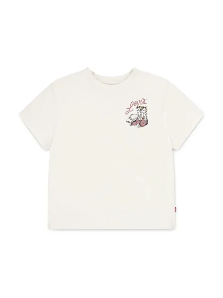 Levi's Dječja majica kratkih rukava WESTERN OVERSIZED TEE bež