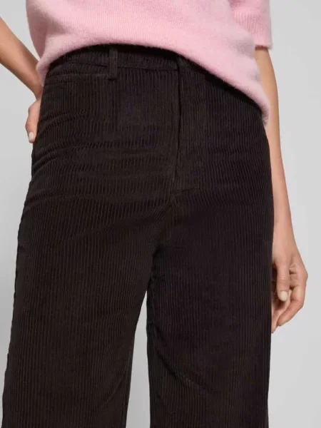 Spodnie sztruksowe z szeroką nogawką model ‘Florida’ Lollys Laundry