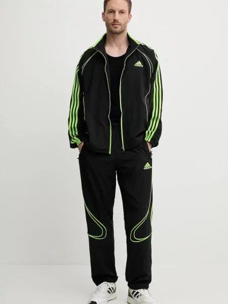 Спортивні штани adidas Originals Teamgeist з аплікацією чорний