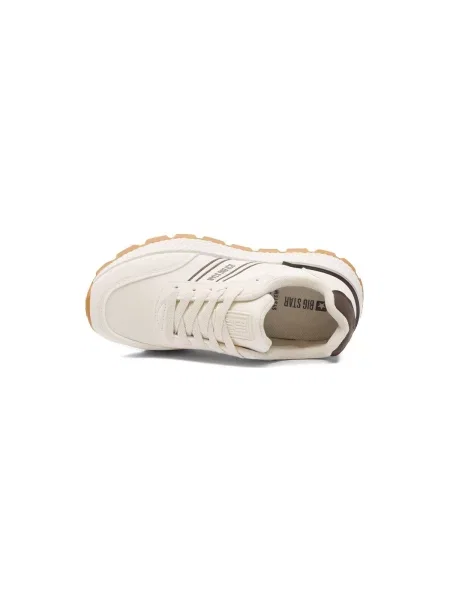Teniși Big Star Shoes cu platformă maro