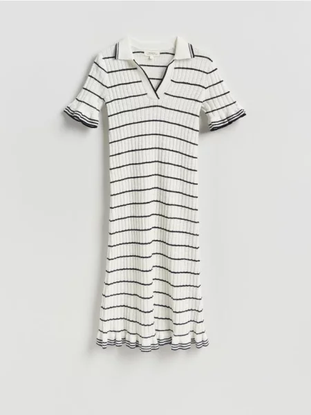 Reserved Rochie polo alb