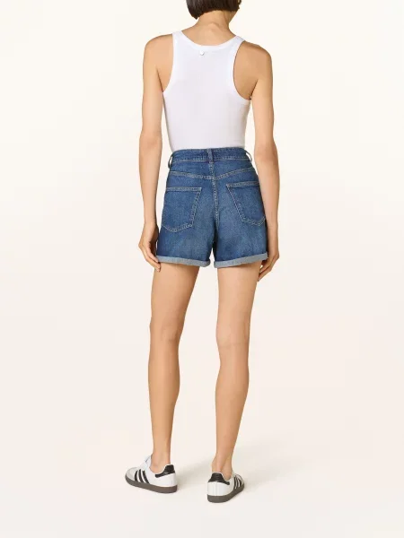 Only Džínové Šortky medium blue denim modré
