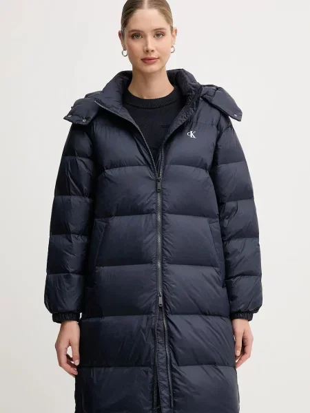 Calvin Klein Jeans kurtka puchowa zimowa granatowy