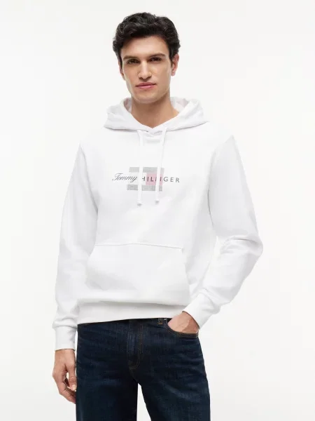 Palton Tommy Hilfiger alb
