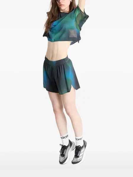 Tricou Y-3 scurt albastru