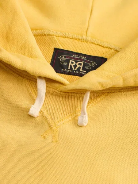Fleece hoodie Ralph Lauren Rrl κίτρινο