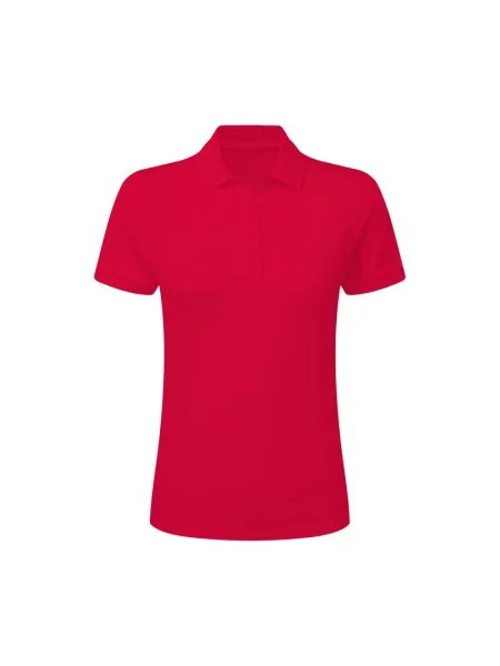 Koszulka Polo Signature Stretch Bez Metki czerwona