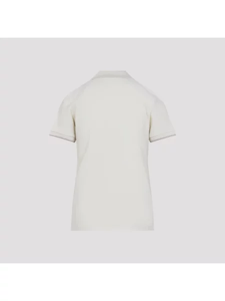 Top Moncler z logo biały