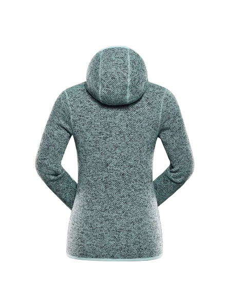 Bluza polarowa z kapturem Alpine Pro Zega 3 niebieska