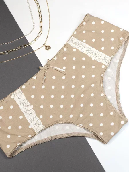 ISSA Plus Труси Текстиль бежевий