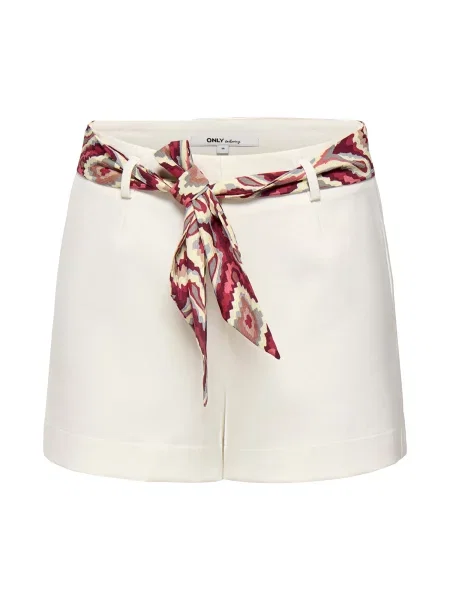 ONLY Pantaloni ONLADORA maro deschis / gri / roșu rodie / natural alb