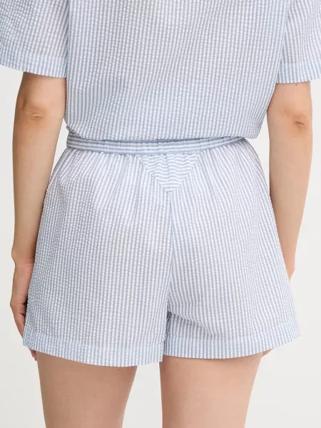 Kraťasy Tommy Hilfiger medium waist modrá