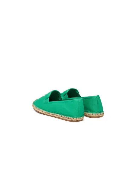 Espadrile Tommy Hilfiger Th Script Summer Espadrille zelena