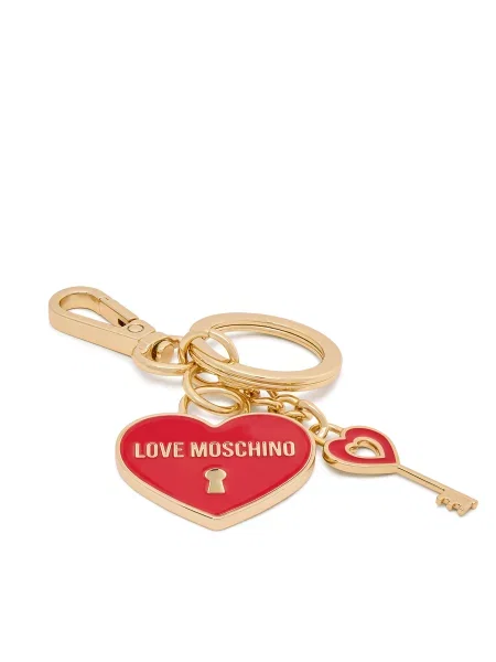 Obesek za ključe Love Moschino rdeča