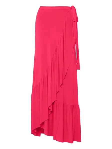 Fustă Eres cu volane roșu