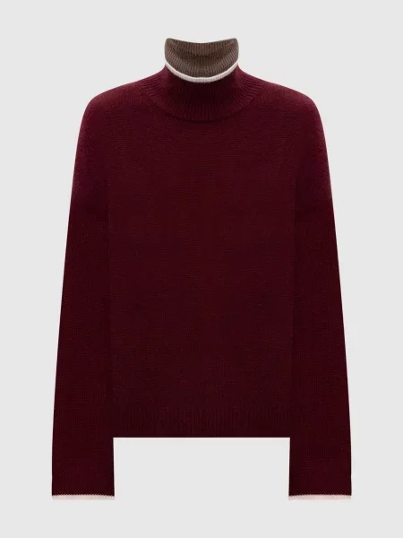 Свитер Brunello Cucinelli бордовый