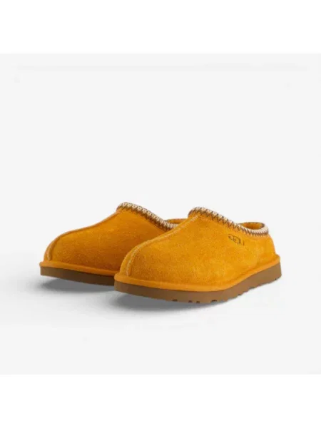 Papuci de casă Ugg din piele de căprioară alb