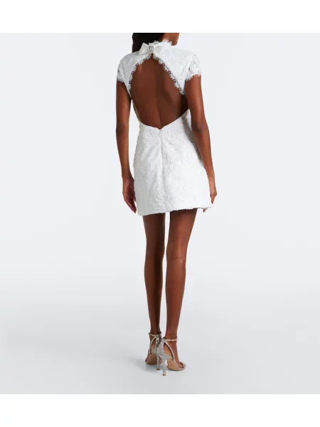 Rochie Rebecca Vallance cu funde alb