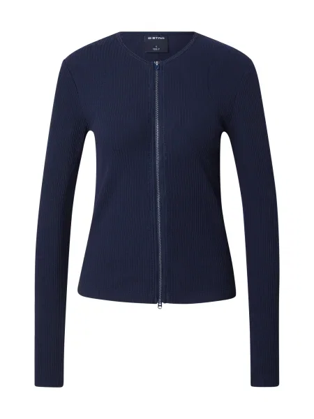 G-STAR Geacă tricotată noapte albastru