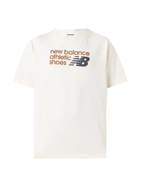 New balance Tricou maro coniac / gri grafit alb