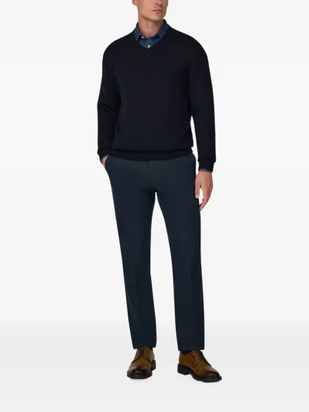 Pantaloni Boggi Milano din modal albastru