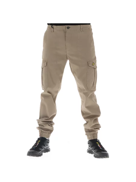 Pantaloni cargo Lyle & Scott negru
