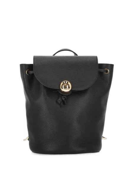 Rucsac Furla din piele cu autograf negru