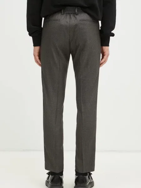 Шерстяные чиносы Paul Smith зеленые