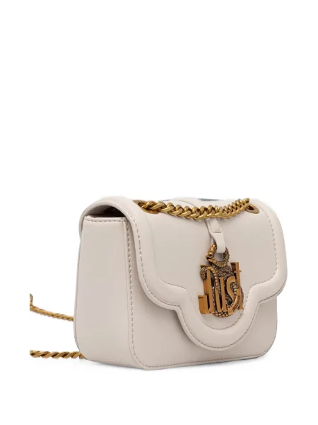 Body Just Cavalli cu model piele de șarpe alb