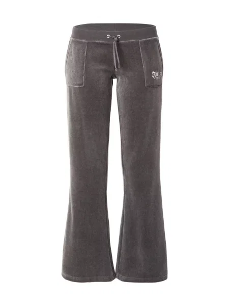 Juicy Couture Pantaloni REGAL REBELLE CAISA gri metalic / gri deschis verde