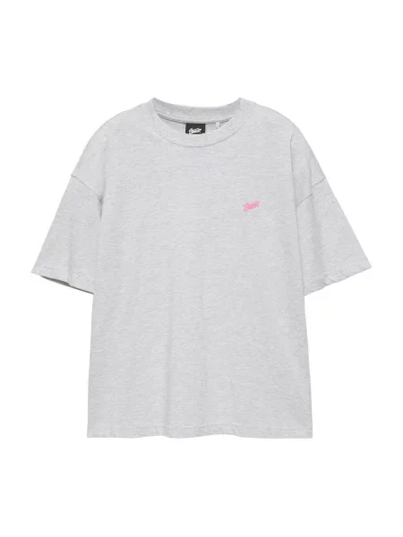 Pull&Bear Tricou STWD deschis / roz pitaya gri